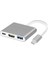 CF01 Macbook Uyumlu 4K Full Hd 1080P Type C To 3 Portlu HDMI - USB 3.0 - Pd Çevirici Hub Adaptör 3