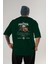 Tow Mater Arka Baskılı Oversize T-Shirt Erkek Kadın Unisex Pamuk Bisiklet Yaka Tişort 1
