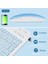 Swipe X1 10.1" Uyumlu Kablosuz Bluetooth Şarjlı Klavye Mouse Seti - Mavi 2