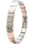 Çelik Bileklik İtalyan Charm Model Unisex Birbirine Geçmeli 18 cm Gümüş (Silver) 3