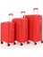 Üçlü Polipropilen Valiz Seti V377 - Mçs Kırılmaz Silikon Valiz Set 1