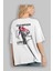 Lewıs H Sılverstone Arka Baskılı Oversize T-Shirt Erkek Kadın Unisex %100 Pamuk Bisiklet Yaka Tişort 3