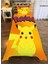 Pokemon Pikaçu Desenli Çocuk Odası Perde, Yatak Örtüsü, Halı, Duvar Saati, Yastık ve Kırlent Kılıfı 2