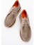 Erkek Kalın Taban Bağcıklı Comfort Casual Ayakkabı Deri Mc 20418 Vizon 5
