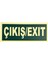 Fosforlu Fotolümen Çıkış/exit Levhası Bant Hediyeli 1