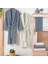 Home Rosinda Banyo Seti 6 Parça Indigo/krem Bornoz Seti 1