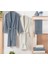 Home Rosinda Banyo Seti 6 Parça Indigo/krem Bornoz Seti 2