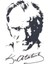 Sticker Atatürk Beyaz A5 - 2 Adet 1