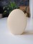 Zambak Kabartmalı Oval Mum 16 x 12 x 7 cm cm 734 gr Beyaz 4
