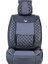 seat Cordoba Uyumlu Yarı Deri Oto Koltuk Kılıfı Ön/arka Tam Set Elit (Füme) 3