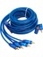 2 Rca Erkek 4 Rca Erkek 5 Metre Amfi Mavi Kablo Anfi Ses Sistemi Kablosu 1