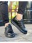 Black Tillew 0989 Hakiki Deri Siyah Erkek Sneaker Siyah 1