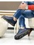 Dark Blue Tillew 0989 Hakiki Deri Erkek Sneaker Lacivert 5