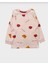 Kız Çocuk Pembe Çilek Desenli Uzun Kollu Pijama Takımı 2