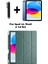 Ipad A16 (11.NESİL) 2025 10. Nesil 10.9 Kılıf Kalem Bölmeli Arkası Silikon Standlı Uyku Modlu Kapak Ekran Koruyucu Kalem SET 1