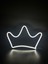 Dgrk 3D Özel Basım Filament Işıklı Tasarım Kral Tacı Neon LED Gece Lambası Dekoratif 3