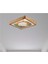 Çocuk Odası 60 x 60 cm Ahşap Çerçeve Avize LED Aydınlatma Plafonyer 3