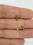Yesil Zirkon Taşlı 1 Adet Tragus Helix Lobe Uyumlu Piercing 1