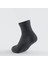 Çocuk Spor Çorabı - 3 Çift - Orta Boy Konçlu - Siyah / Gri - RS500 Beden: 35/38 , 5