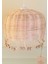 Bebek/çocuk Odası Rattan Avize Bambu Boncuklu Avize 35 cm (Beyaz Duy) 4
