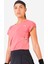 Kadın Tenis Tişörtü - Pembe - Dry 500 Beden: 42 , 1