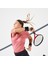 Kadın Tenis Tişörtü - Pembe - Dry 500 Beden: 38 , 4