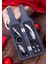 5 Parça Çelik Şişe Açacağı Seti Dekoratif Kılıf ile Şık Hediye Seti , Wine Opener Gift Set 3