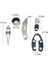 5 Parça Çelik Şişe Açacağı Seti Dekoratif Kılıf ile Şık Hediye Seti , Wine Opener Gift Set 4