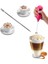 Latte Yapım Seti 2li Latte Art Kalemi Çubuğu ve Kahve Süt Köpürtücü Pilli Kahve Köpürtme Aparatı 1