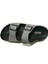 Gri Siyah Çift Tokalı Soft Anatomik Comfort Terlik 4