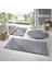 3'lü Banyo Halısı Peluş Post Halı Klozet Takımı 50 x 90--50 x 60---50 x 50(YUVARLAK) 1