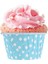 At Market KM-PKU-0215 Puantiyeli Muffin Kek Kapsülü 25'li, Bebek Mavisi 1