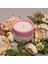Whispering Gardenia 130G Soya Mumu - El Yapımı Dalgalı Desenli Pembe & Beyaz Beton Kapta 1