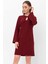 Damla Yaka Yarım Ispanyol Kol Krep Elbise 2