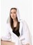 Kapüşonlu Yırtmaçlı Vual Kimono & Hırka 4