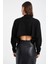 Kadın Yaka Detay Triko Crop Bolero 4