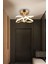 Eclipse model gold kaplama metal salon mutfak oturma yatak odası modern led plafonyer avize 4