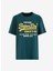 Bisiklet Yaka Yeşil Erkek T-Shirt M1012001A8UM_DUO Vıntage Logo T Shı 1