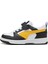 Siyah - Sarı Erkek Çocuk Yürüyüş Ayakkabısı 39741923-PUMA Rebound V6 Lo Ac+ Ps 1