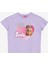 Baskılı Lila Kadın T-Shirt BRB5SG-TST6007 1