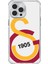iPhone 13 Pro Max Galatasaray Büyük Logo Şeffaf Telefon Kılıfı 1
