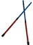 Drum Çubukları Rahat Kulplu Caz Halk Öğrencileri Için 40 cm Uzunlukta Çocuklar Kırmızı Mavi (Yurt Dışından) 1