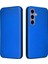 Samsung Galaxy S25 Plus Karbon Fiber Doku Damla Korumalı Pu Deri Telefon Kapağı (Yurt Dışından) 1