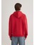 Mavi Logo Baskılı Kapüşonlu Kırmızı Sweatshirt 067149-86417 5