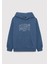 Logo Baskılı Kapüşonlu Mavi Sweatshirt 6S10052-70871 2