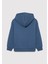 Logo Baskılı Kapüşonlu Mavi Sweatshirt 6S10052-70871 3