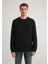 Bisiklet Yaka Siyah Sweatshirt 0S10329-900 3