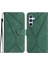 Samsung Galaxy S25 Plus Cilt Temaslı Hatlar Pu Deri Çevirmeli Telefon Kapağı (Yurt Dışından) 1