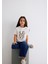 Snoopy Baskılı Beyaz T-Shirt 7610243-70057 1