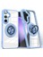 Samsung Galaxy S25 Plus / S24 Plus Manyetik Kılıf Döner Kickstand Pc + Tpu Telefon Kapağı (Yurt Dışından) 1